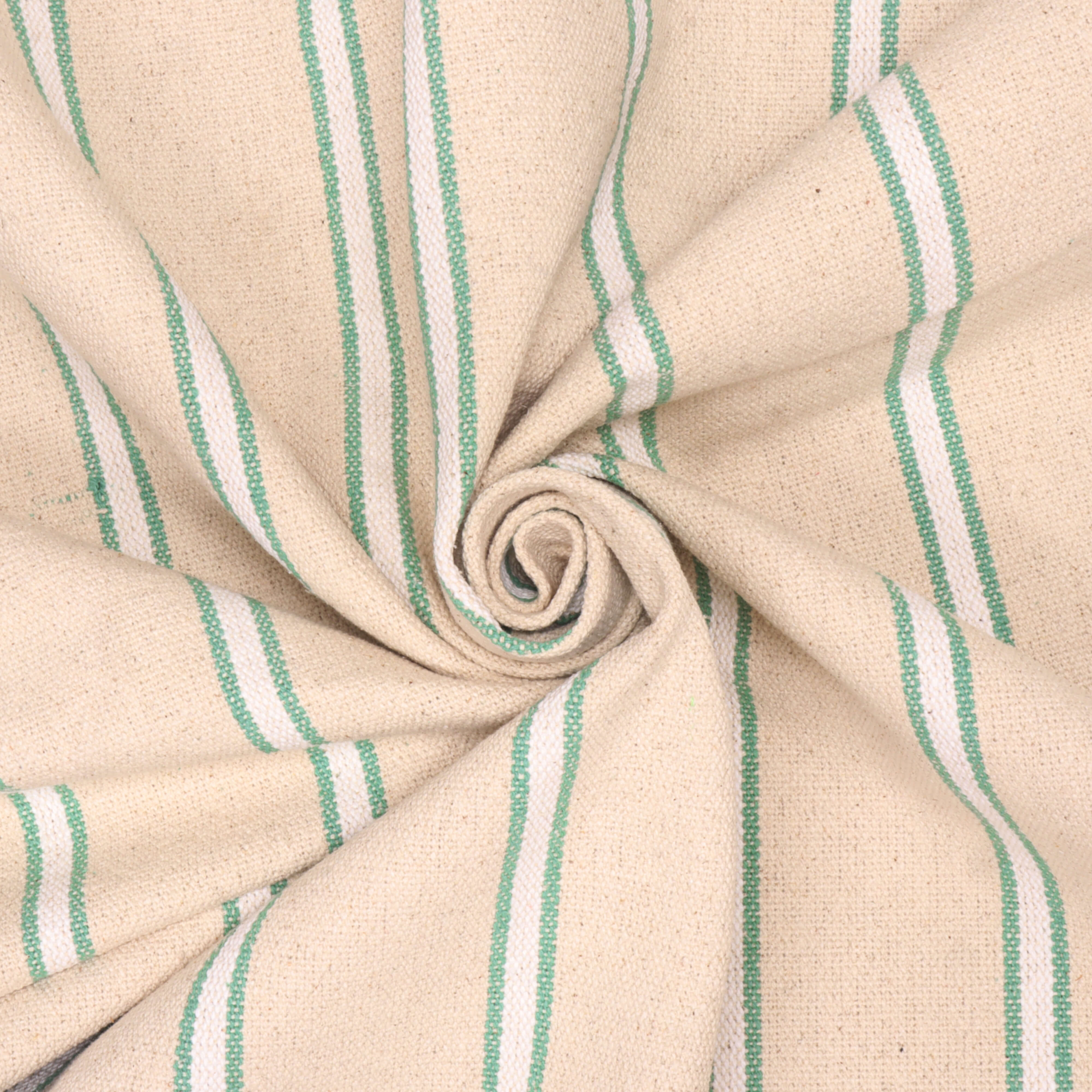 Houston Stripe Green Fabric - Image 3