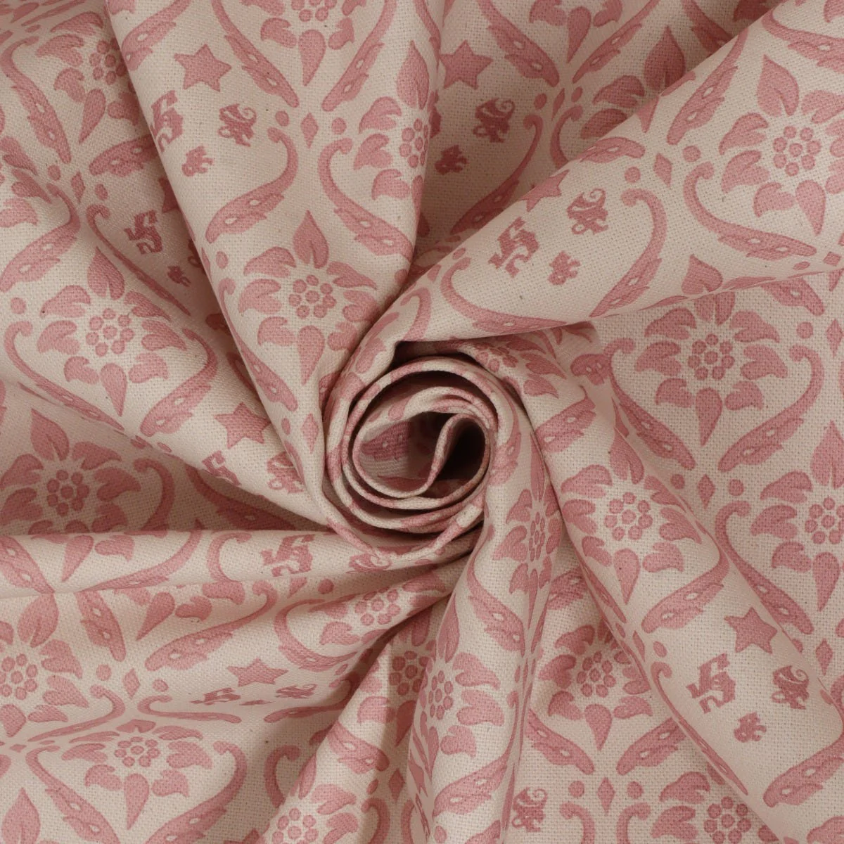 Howard Blush Organic Cotton Fabric - Image 3