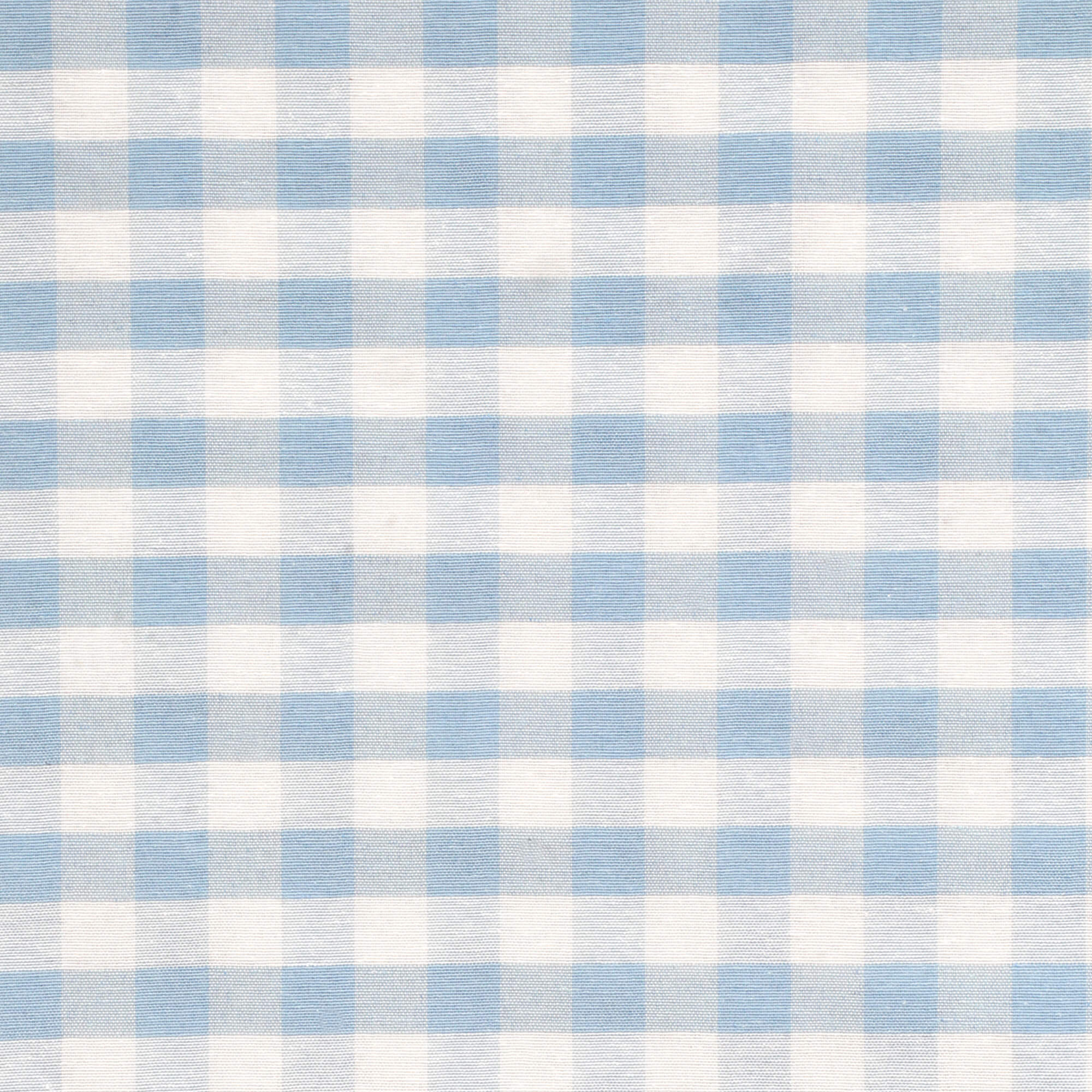 Ibiza Gingham Azul Blue Double Width Fabric - Image 7