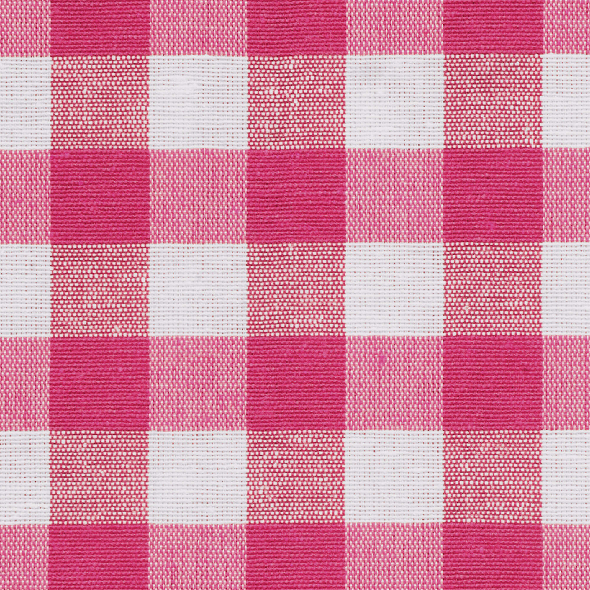 Ibiza Gingham Hot Pink Double Width Fabric - Image 5
