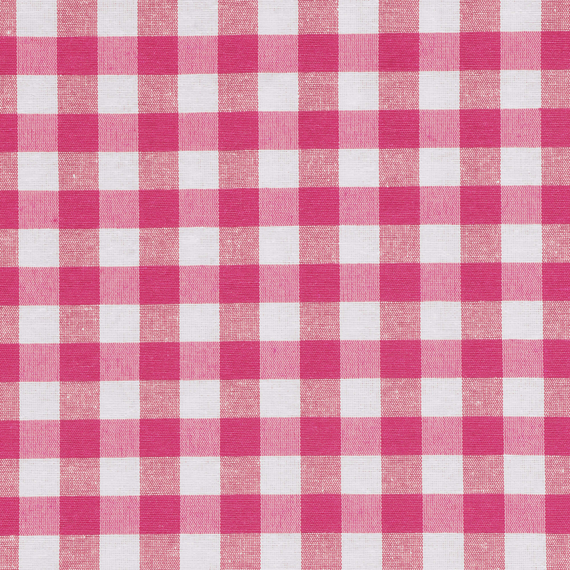 Ibiza Gingham Hot Pink Double Width Fabric - Image 7