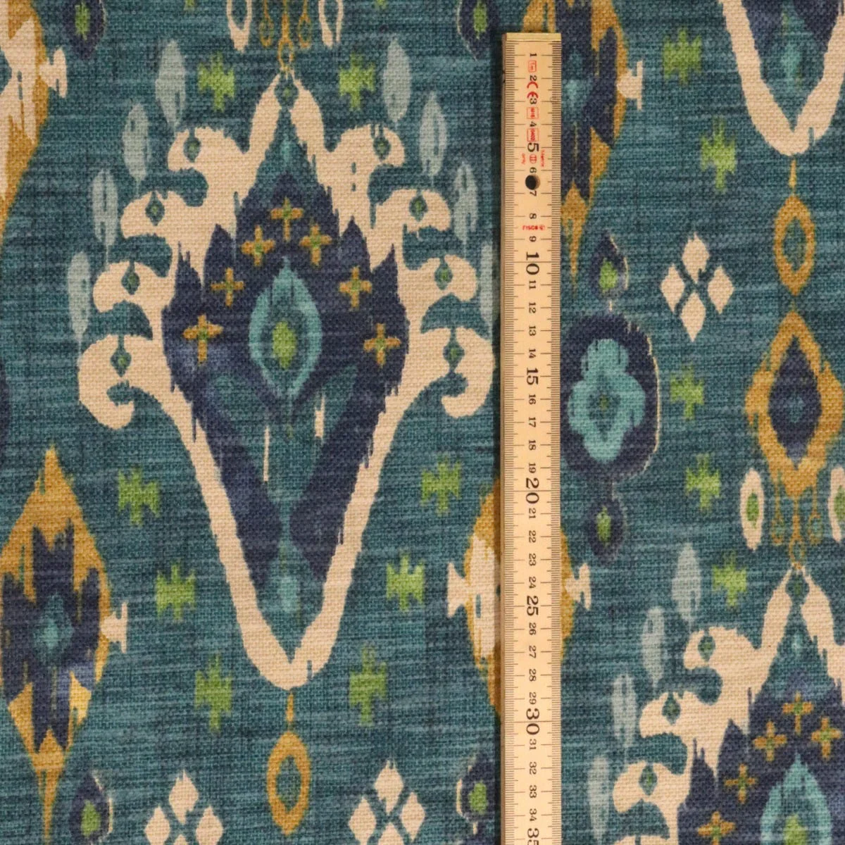 ILIV Boho Teal Ikat Fabric - Image 5