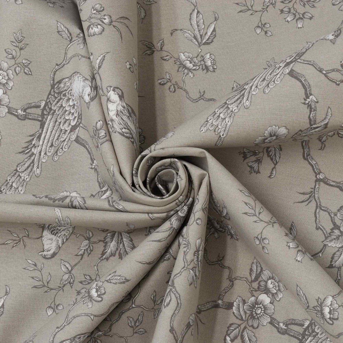 Isabelle Bird Beige Toile Double Width Fabric - Image 3