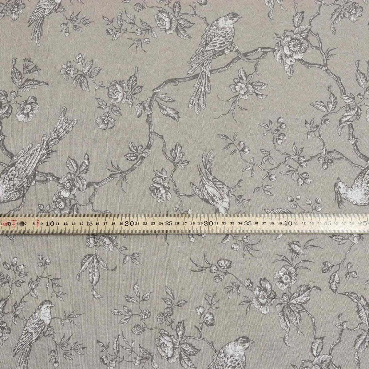 Isabelle Bird Beige Toile Double Width Fabric - Image 5