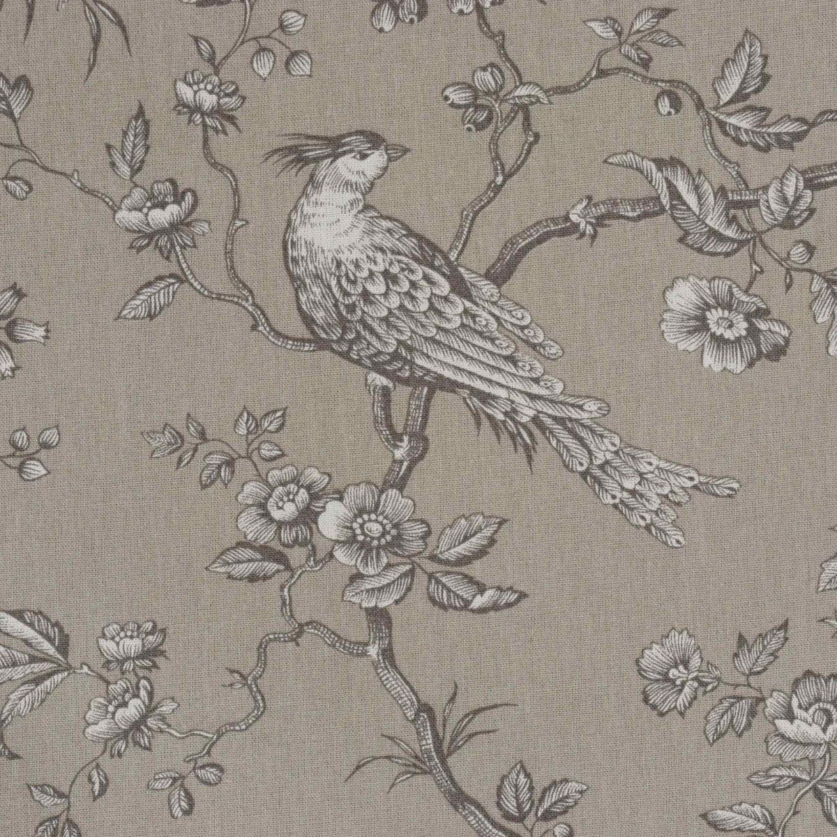 Isabelle Bird Beige Toile Double Width Fabric - Image 6