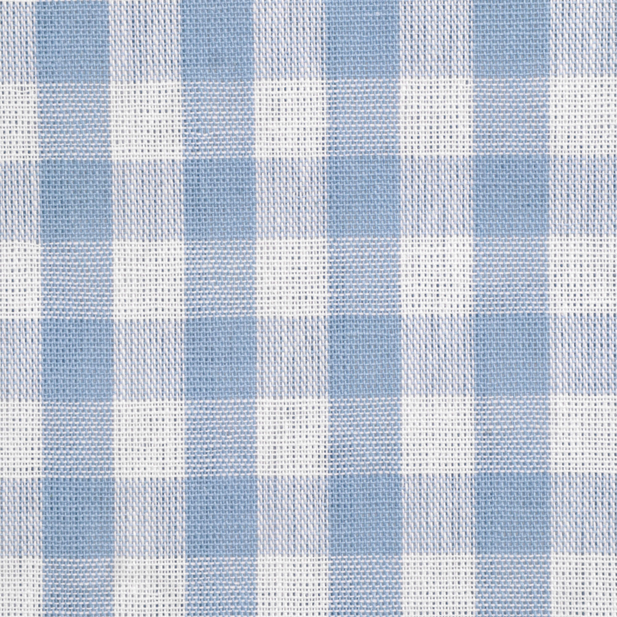 Studio Gingham Sky Blue Fabric - Image 6