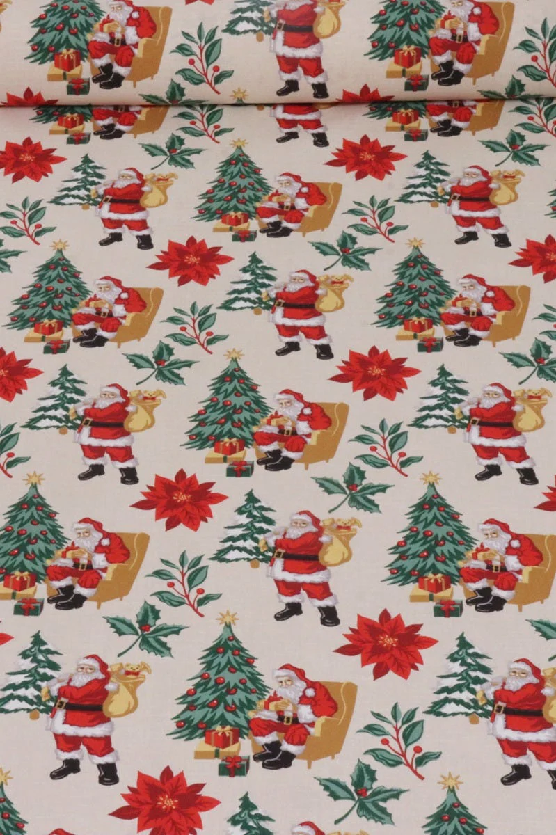 Jolly Old Saint Nick 160cm Fabric - Image 2