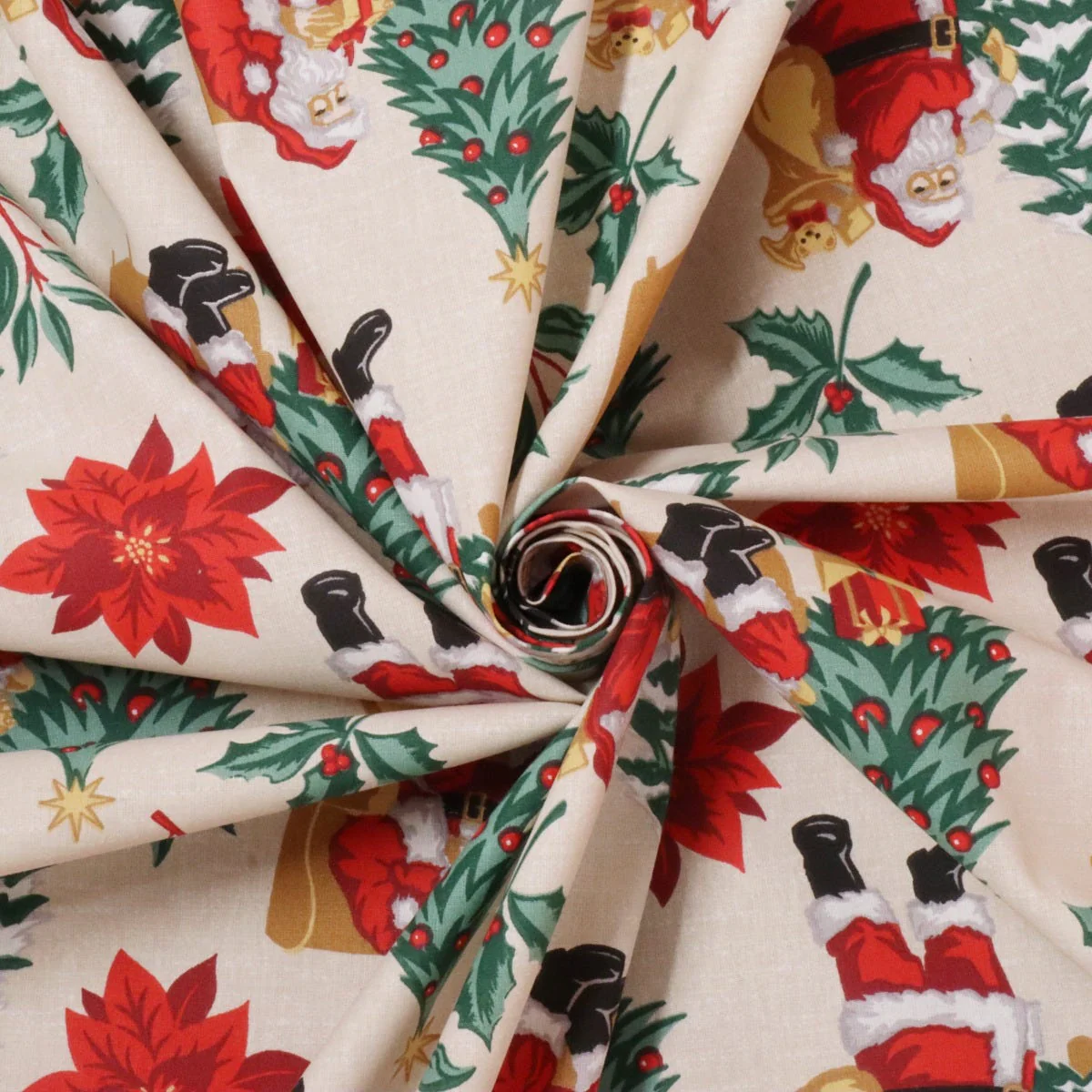 Jolly Old Saint Nick 160cm Fabric - Image 3