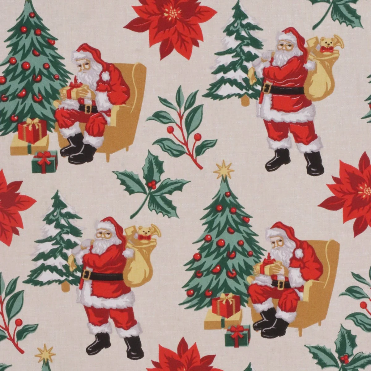 Jolly Old Saint Nick 160cm Fabric - Image 4