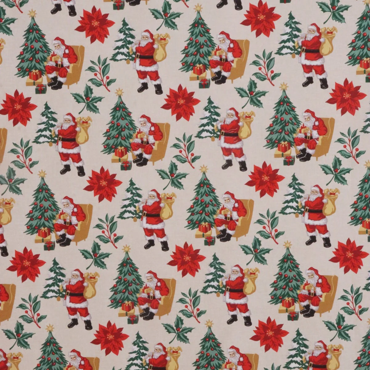 Jolly Old Saint Nick 160cm Fabric - Image 5