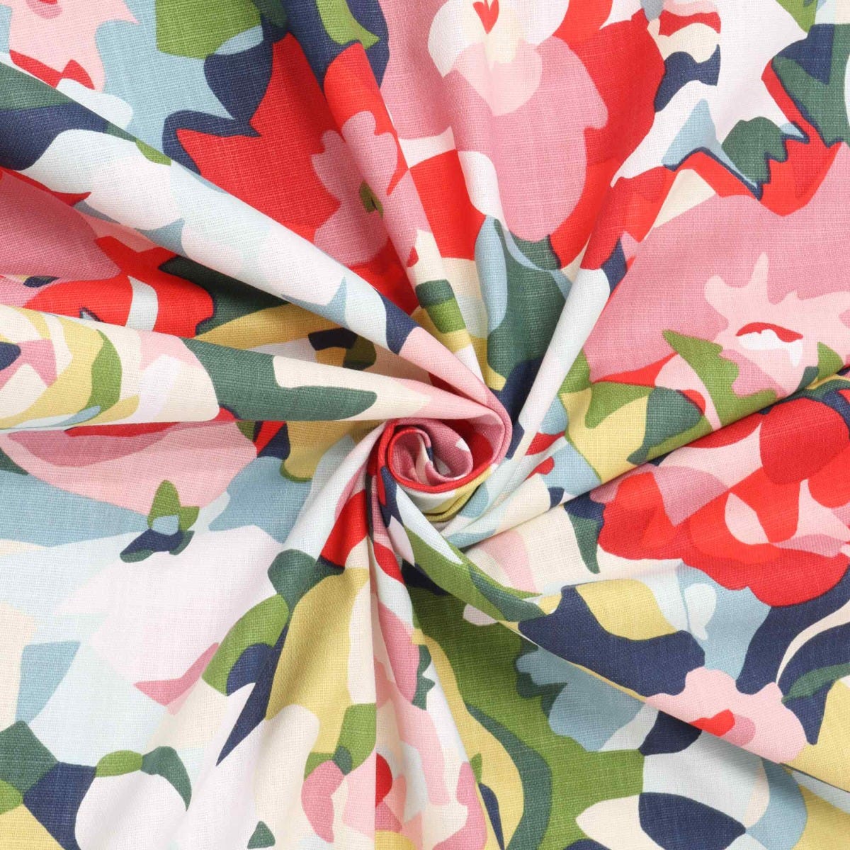 Joni Floral Pink Fabric - Image 3
