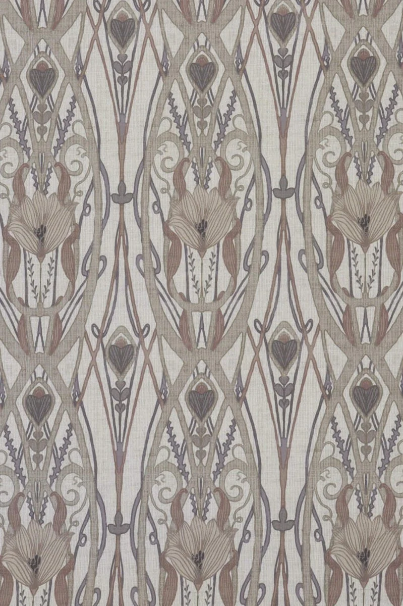 Clearance Jubilee Autumn on Cream Double Width Fabric