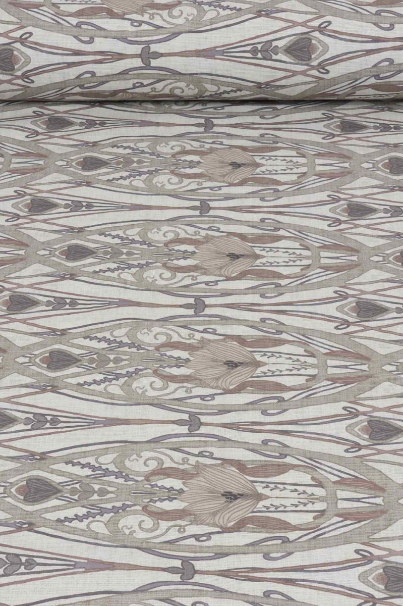 Clearance Jubilee Autumn on Cream Double Width Fabric - Image 2
