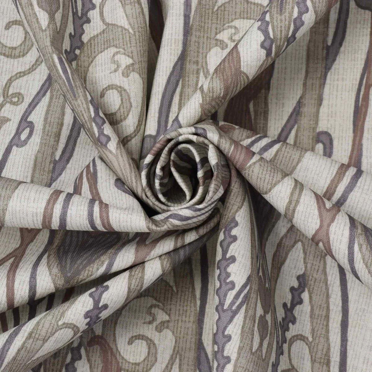 Clearance Jubilee Autumn on Cream Double Width Fabric - Image 3