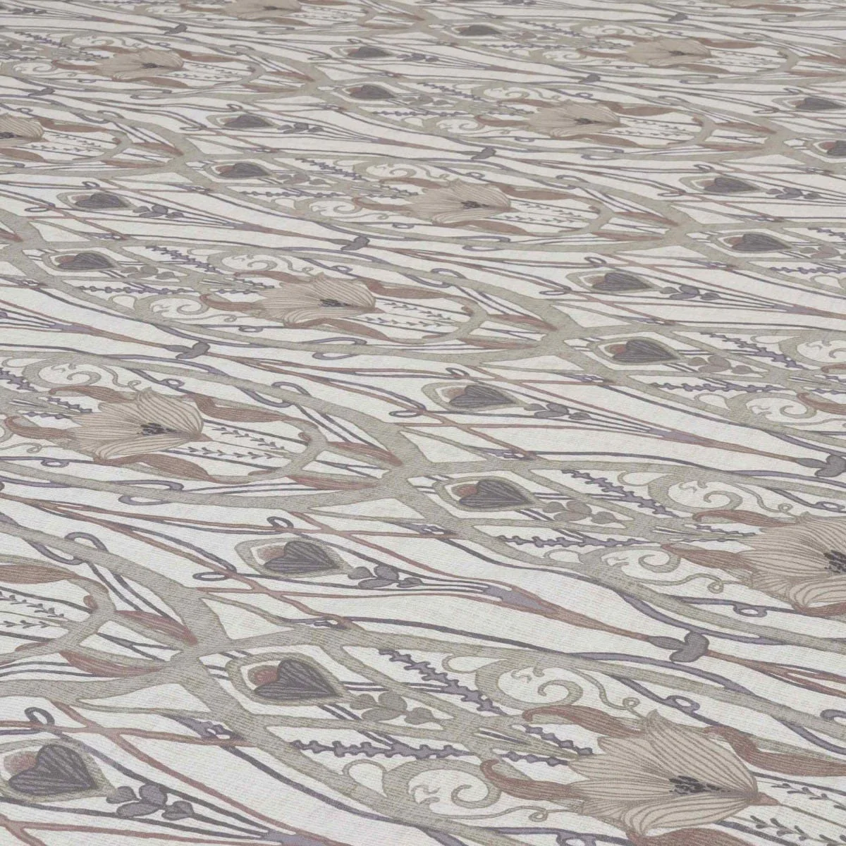 Clearance Jubilee Autumn on Cream Double Width Fabric - Image 4