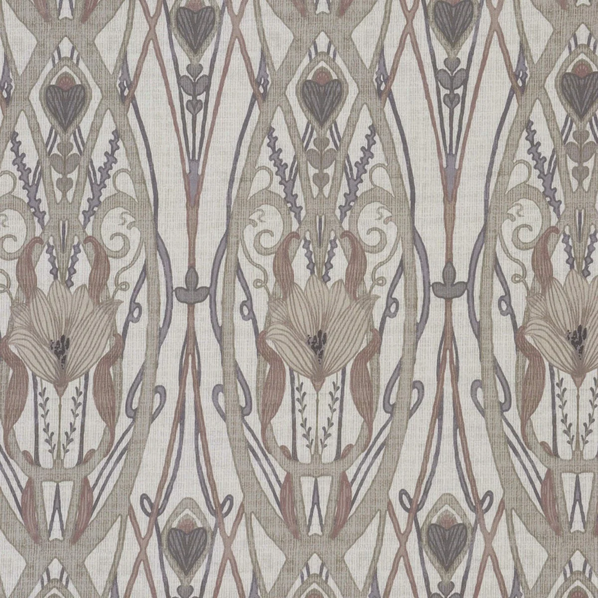 Clearance Jubilee Autumn on Cream Double Width Fabric - Image 5