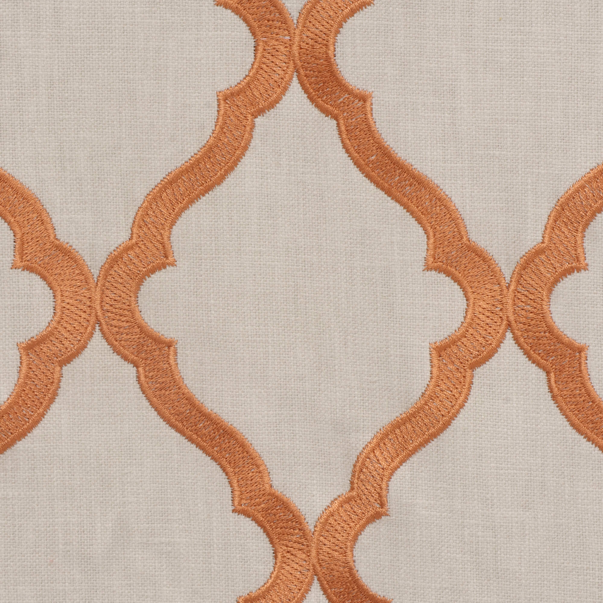 Karma Orange Fabric - Image 3