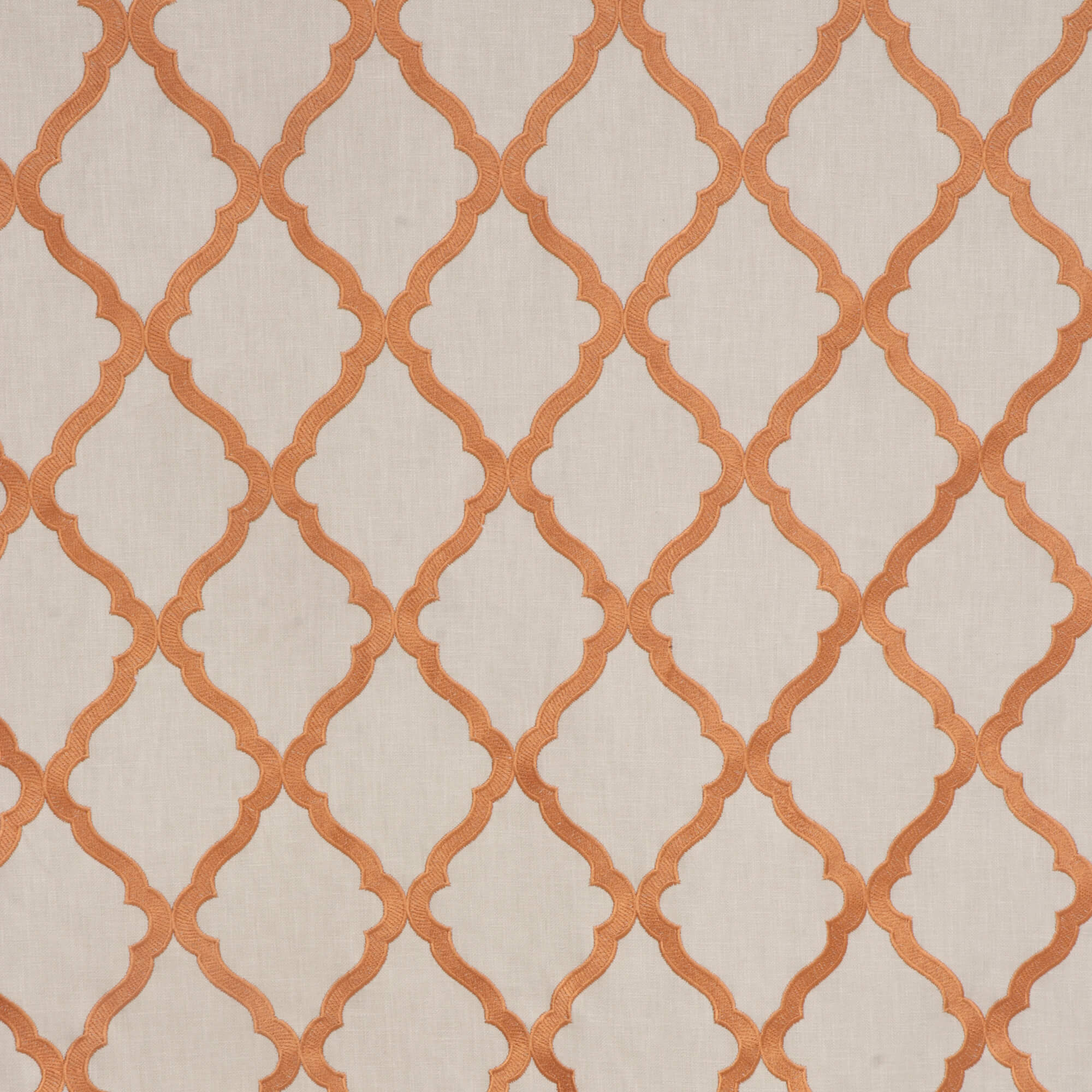 Karma Orange Fabric - Image 4