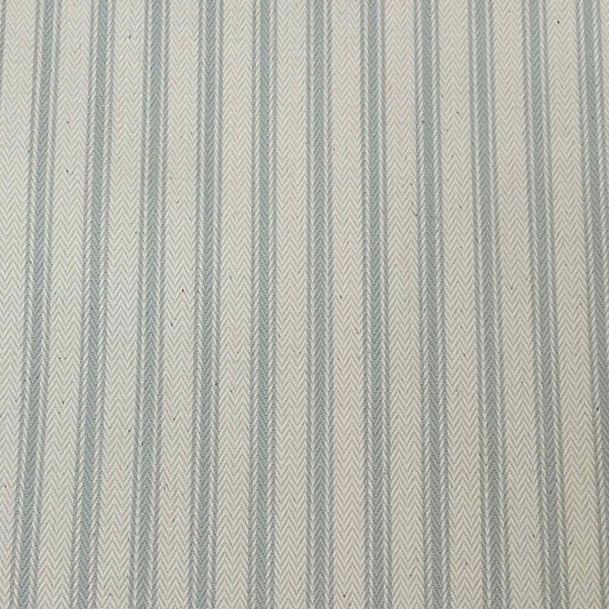 Kent Ticking Stripe Duck Egg Fabric - Image 6