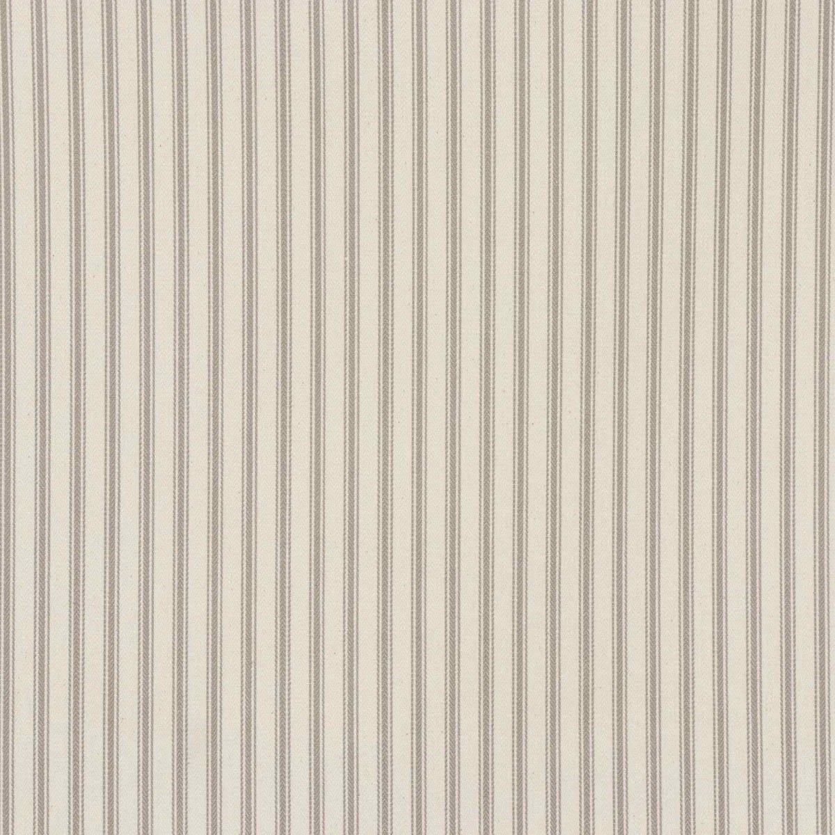 Kent Ticking Stripe Mushroom Fabric - Image 8