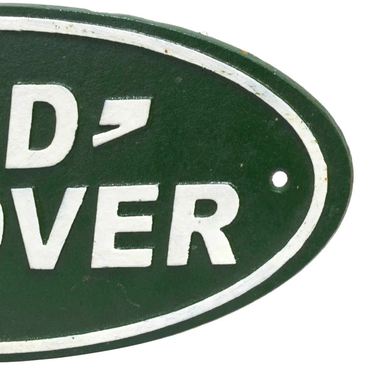 Land Rover Cast Iron Oval Wall Sign Large - Image 4