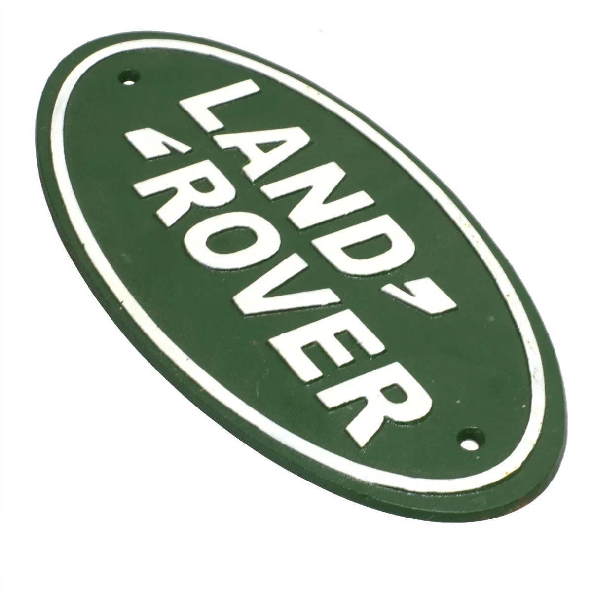 Land Rover Cast Iron Oval Wall Sign Small - Image 2