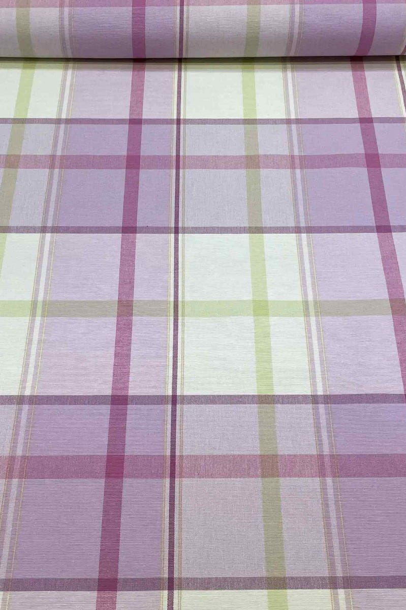 Clearance Laura Ashley Buxton Pink Check Fabric - Image 2