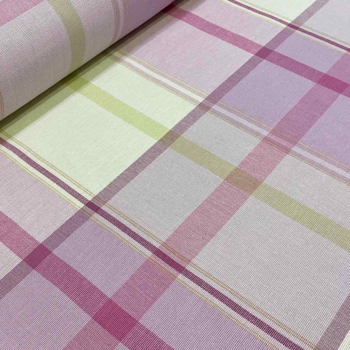 Clearance Laura Ashley Buxton Pink Check Fabric - Image 4