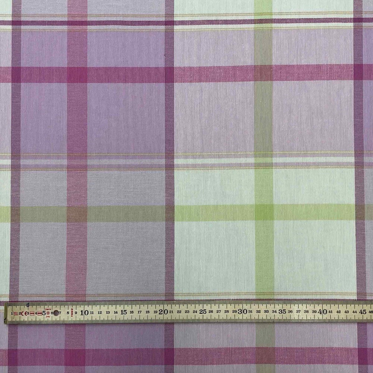 Clearance Laura Ashley Buxton Pink Check Fabric - Image 5