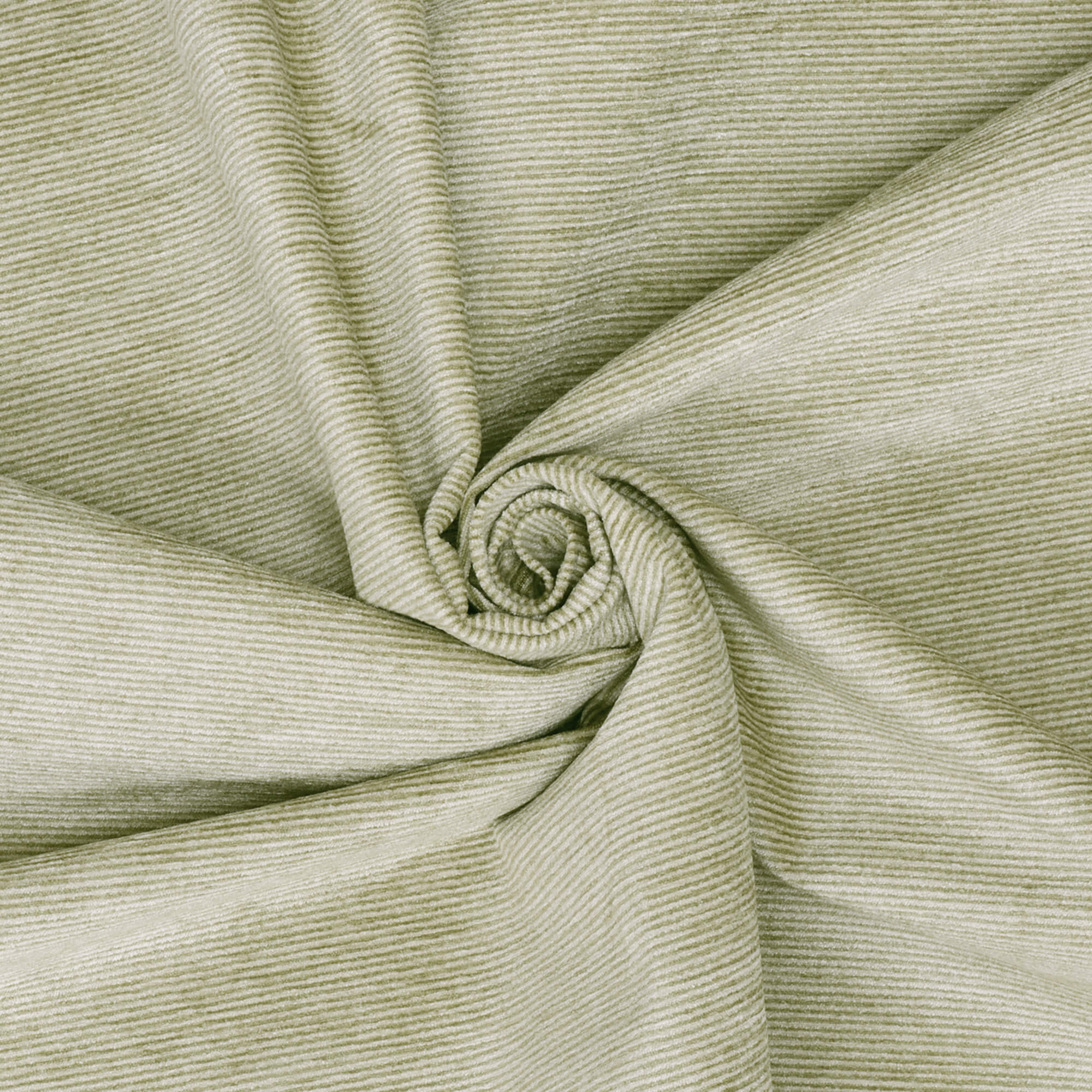 Clearance Lelievre Filao Lichen Green Semi Plain FR Fabric - Image 3