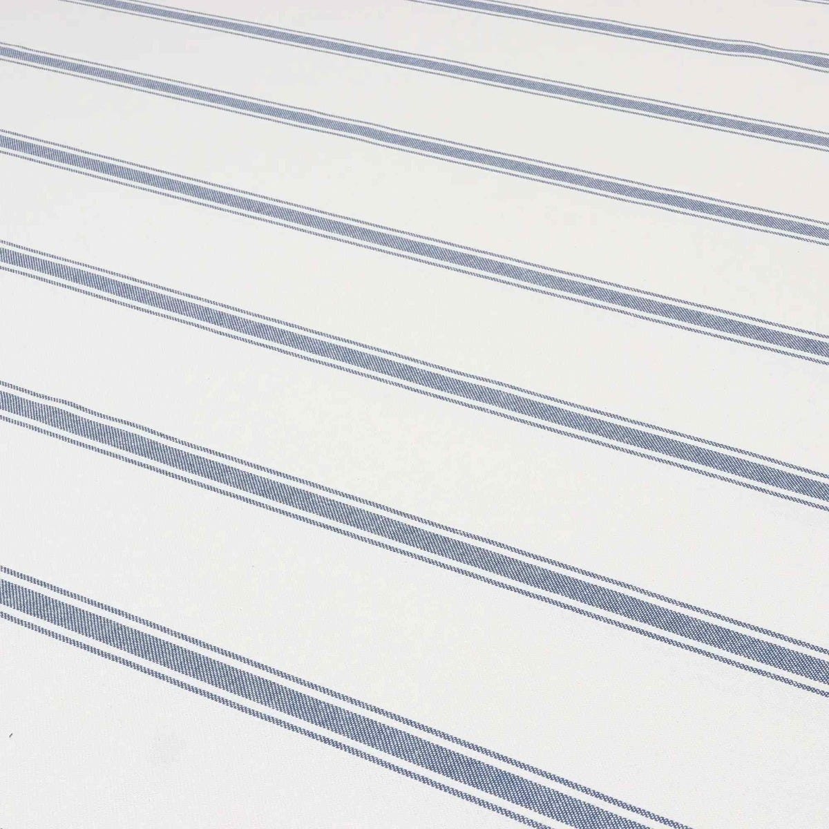 Limoges Stripe Blue Double Width Fabric - Image 4