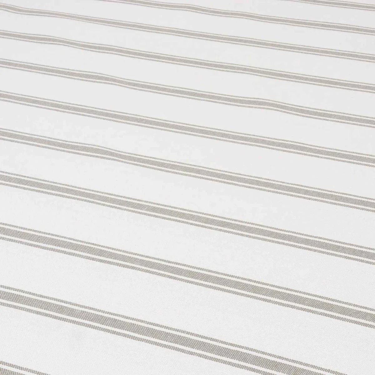 Limoges Stripe Taupe Double Width Fabric - Image 4