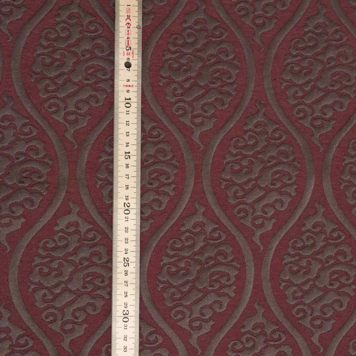 Clearance Linwood Gemini Claret Fabric - Image 5