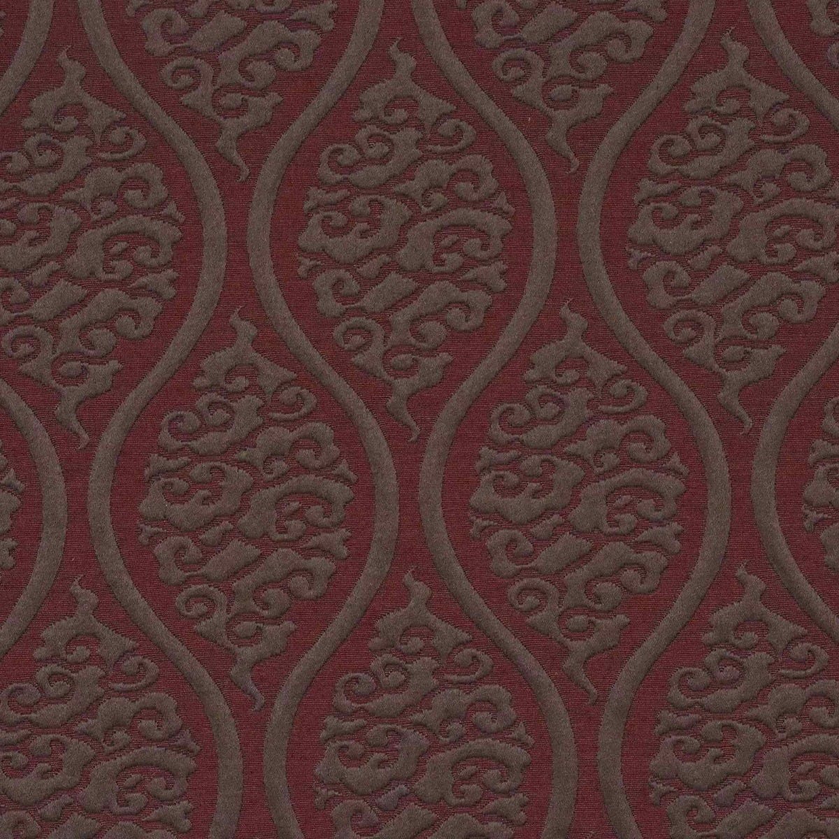 Clearance Linwood Gemini Claret Fabric - Image 6