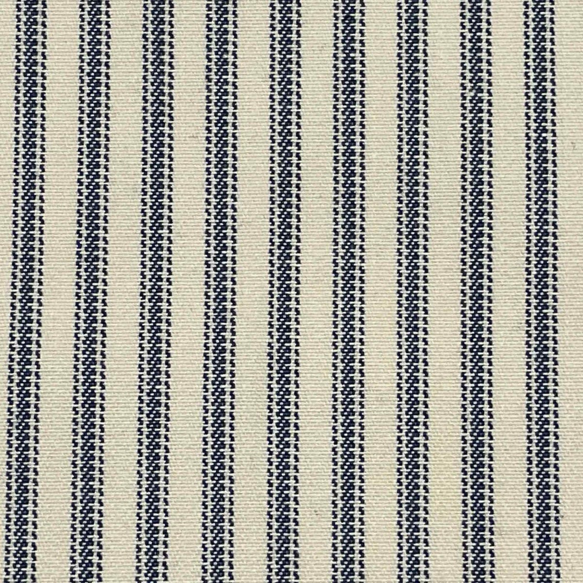 Luxury Navy French Ticking Stripe Fabric - Image 6