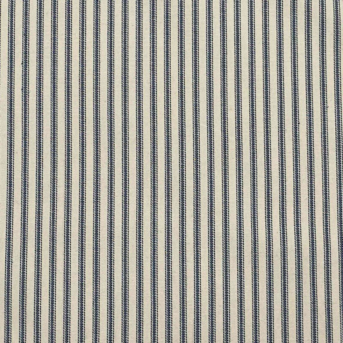 Luxury Navy French Ticking Stripe Fabric - Image 8