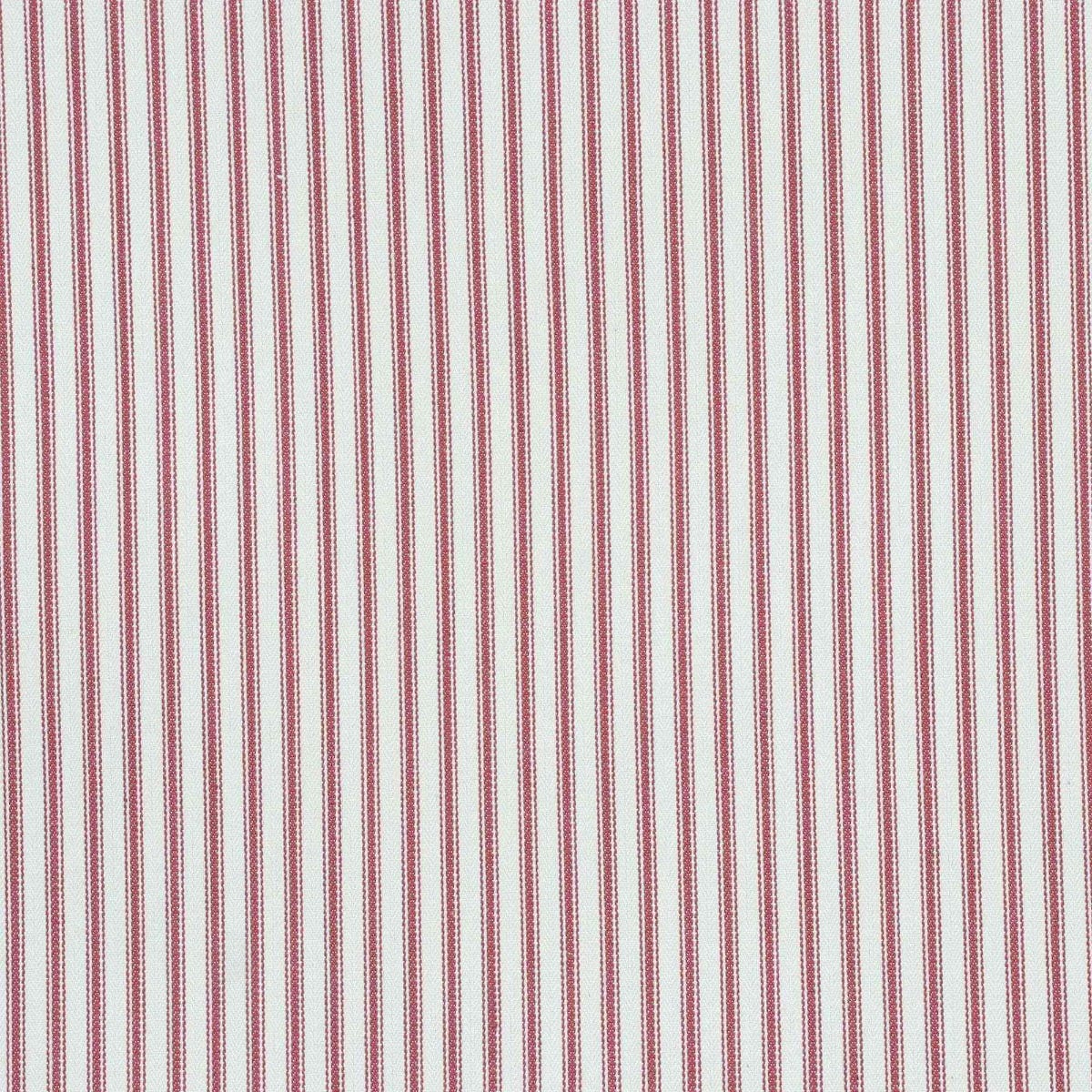 Luxury Red French Ticking Stripe Fabric - Image 8