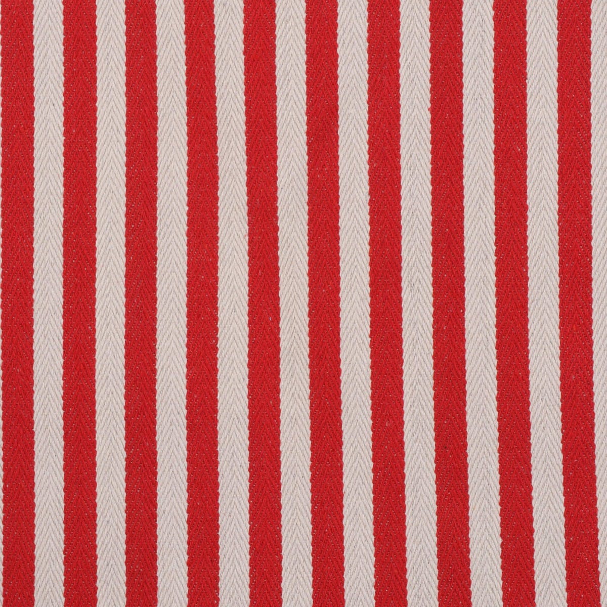 Lynmouth Red Herringbone Stripe Fabric - Image 7