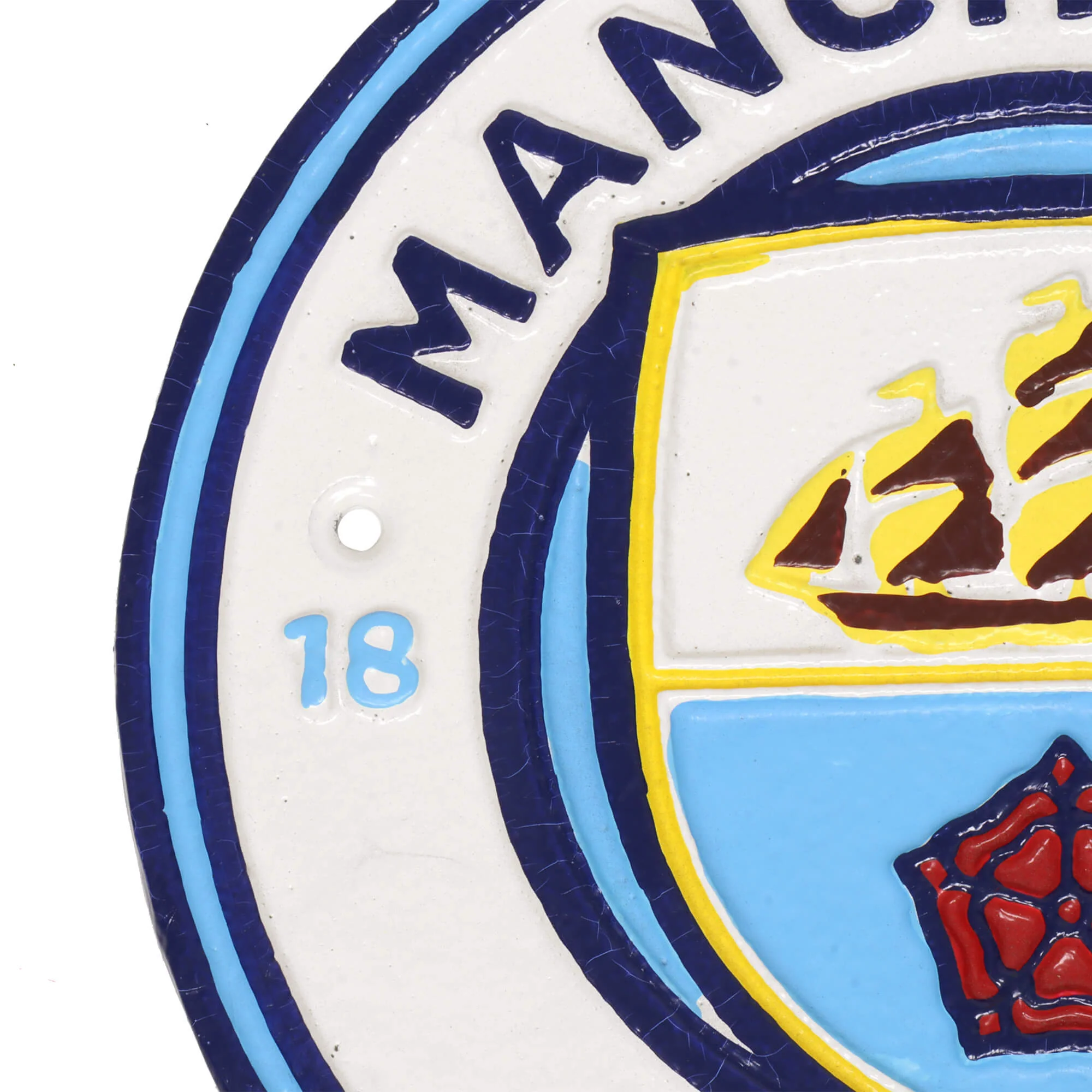 Manchester City Football Cast Iron Wall Sign - Image 3