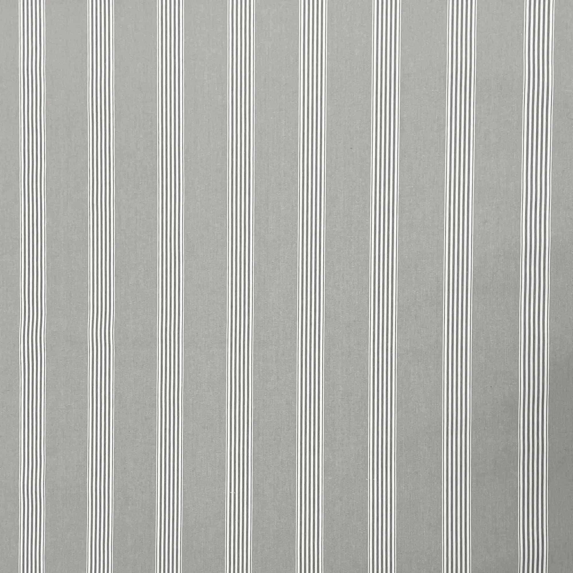 March Stripe Grey Fabric - Image 4
