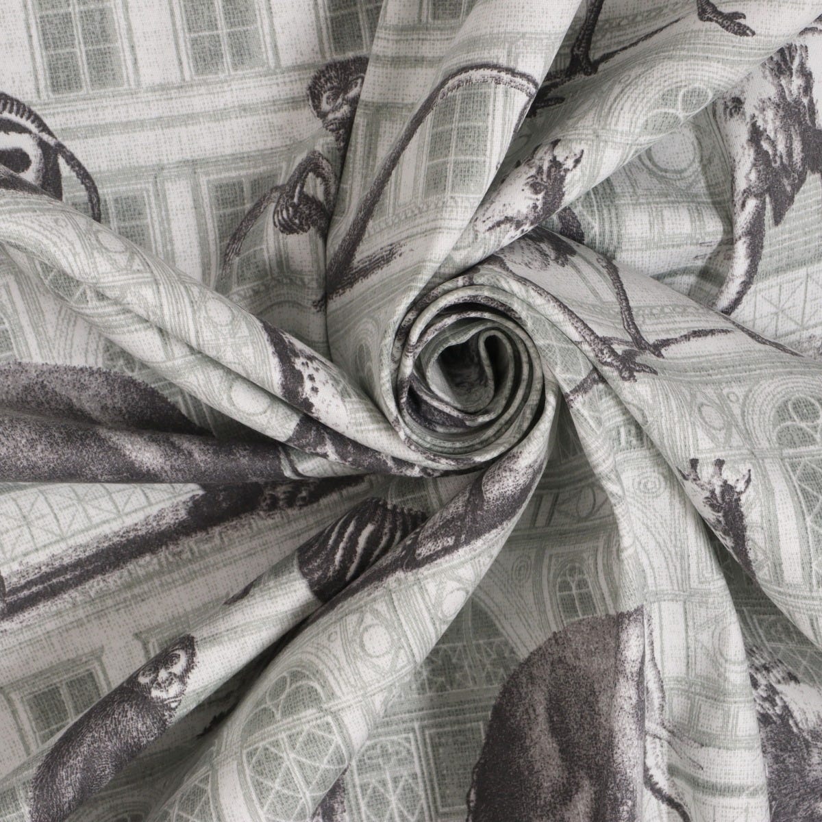 Menagerie Khaki / Grey Fabric - Image 3