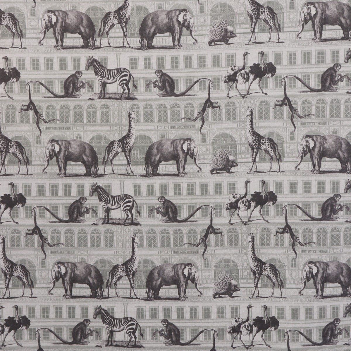 Menagerie Khaki / Grey Fabric - Image 6
