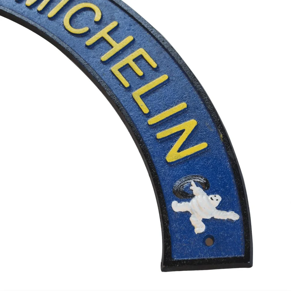 Michelin Tyres Curved Cast Iron Wall Sign - Image 2