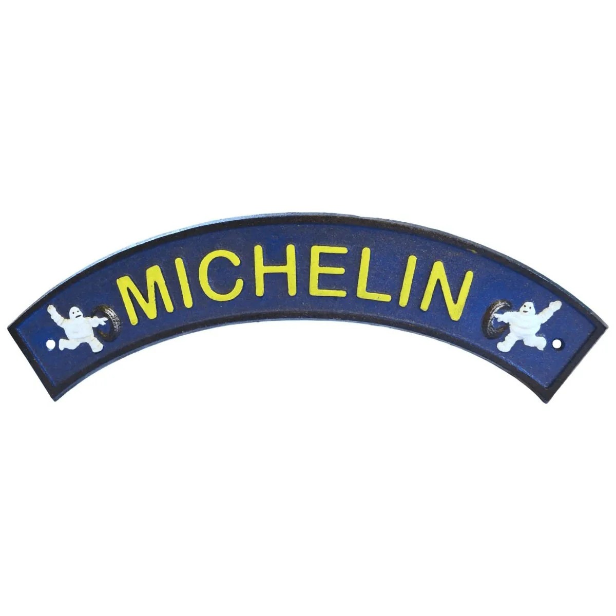 Michelin Tyres Curved Cast Iron Wall Sign - Image 3