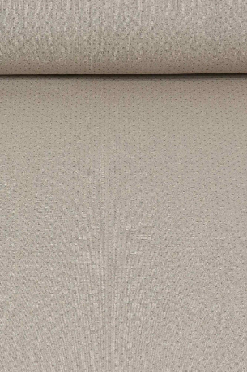 Mini Polka Dot Grey Double Width Fabric - Image 2