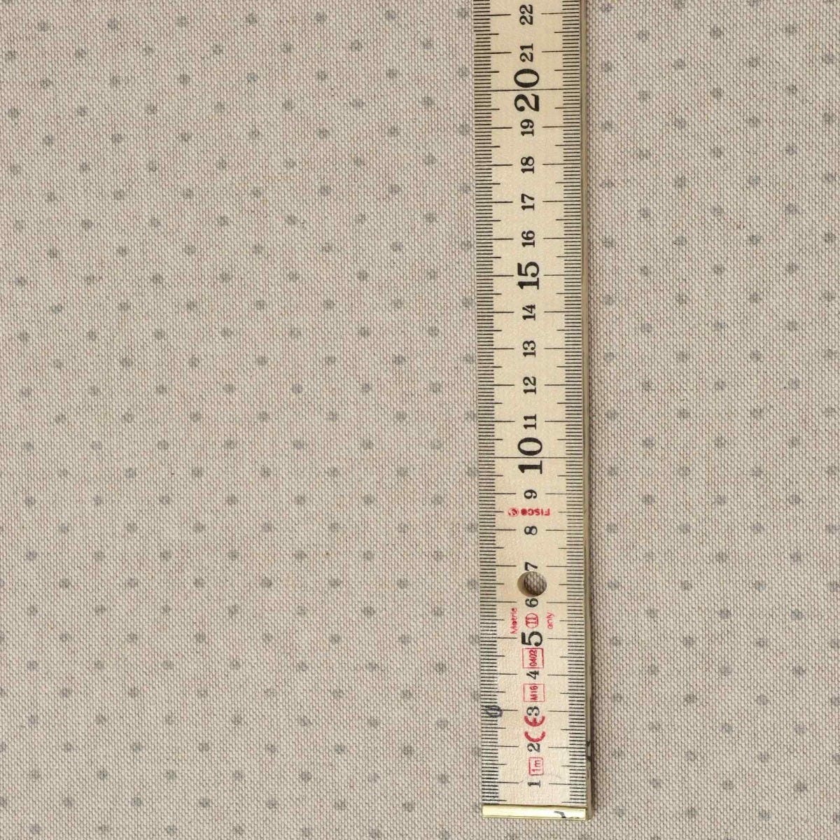 Mini Polka Dot Grey Double Width Fabric - Image 5