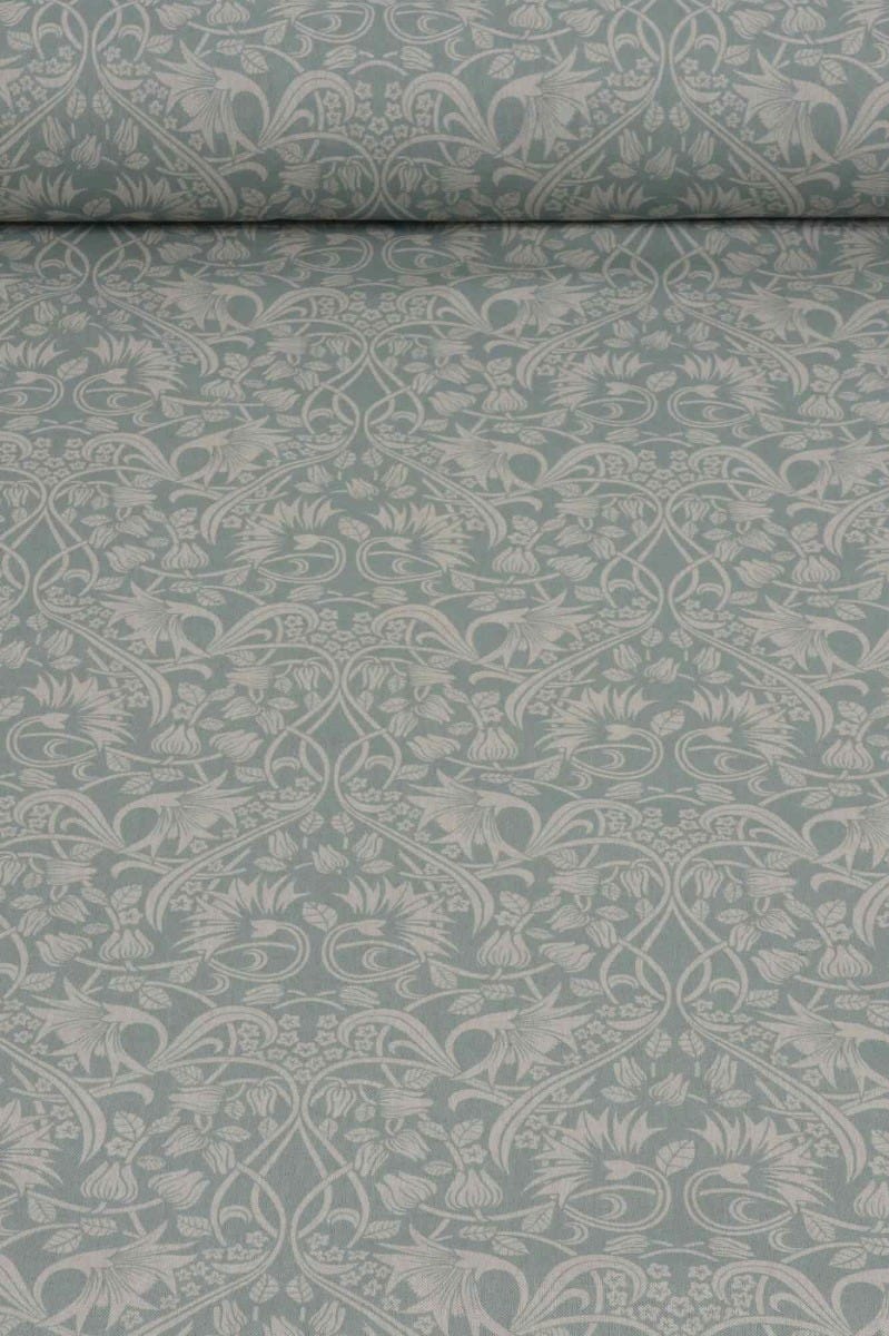 Morris Garden Duck Egg 140cm Fabric - Image 2