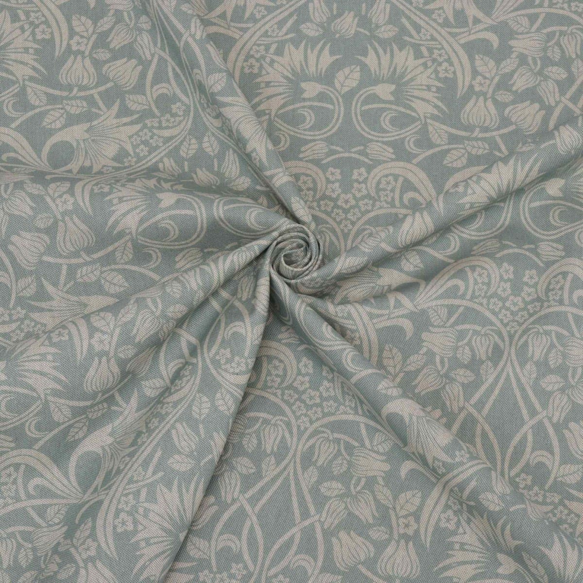 Morris Garden Duck Egg 140cm Fabric - Image 3
