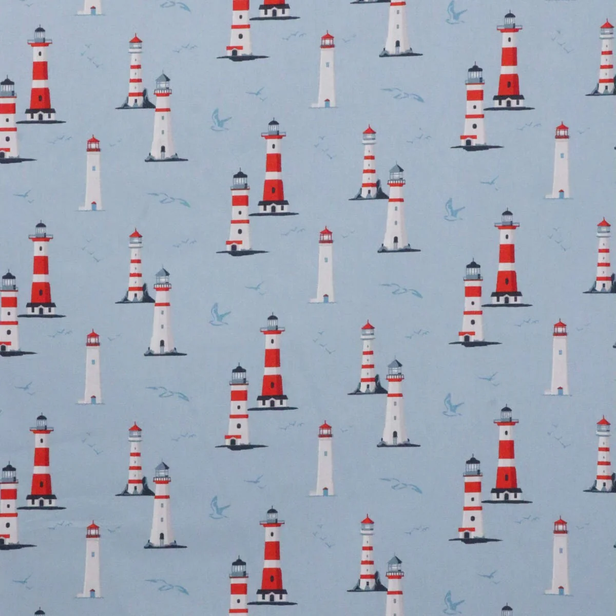 Nash Lighthouse Blue 160cm Fabric - Image 6