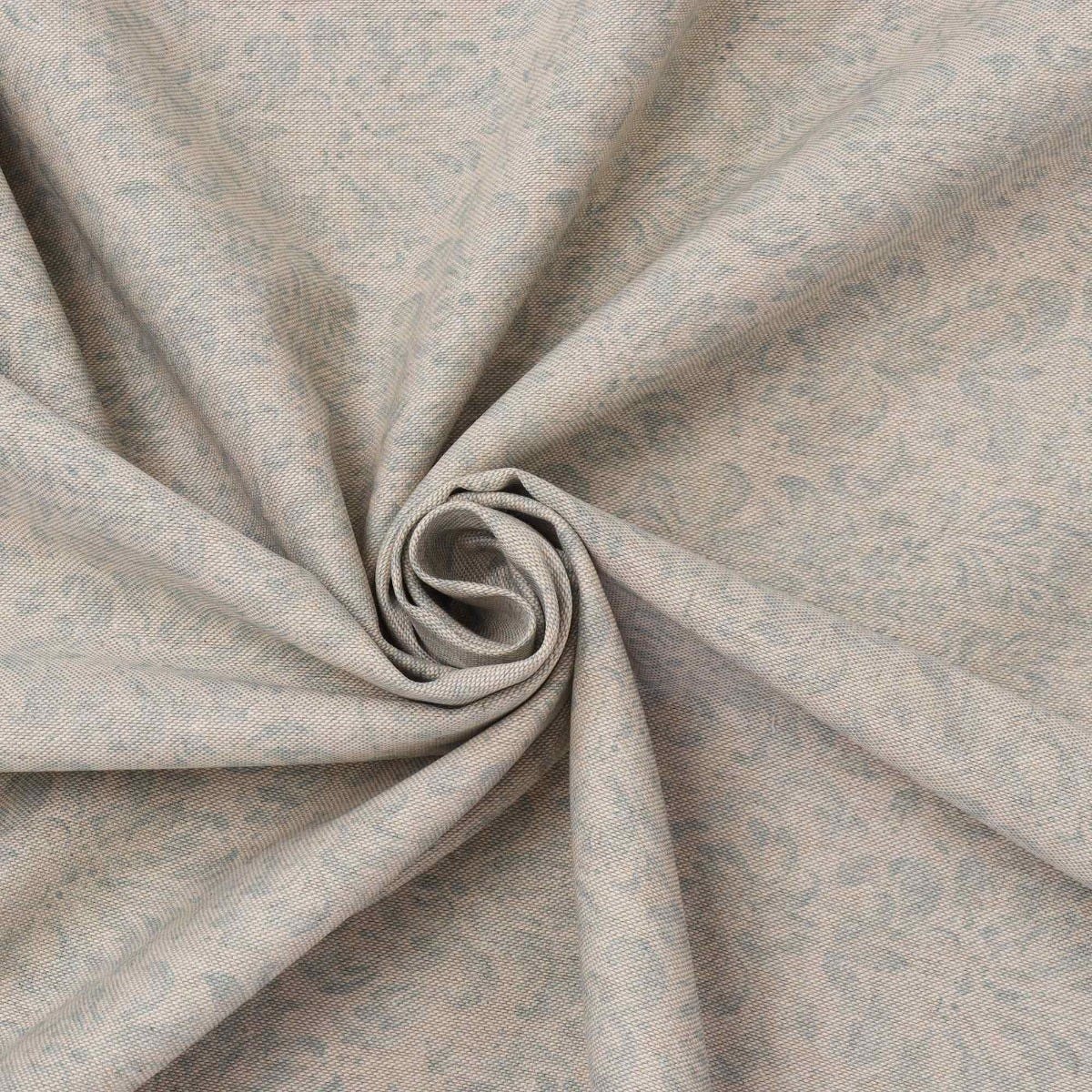 Noble Heraldic Blue Double Width Fabric - Image 3